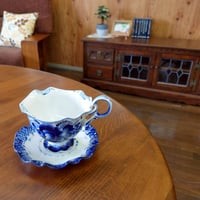 ロシア製〈グジェリ〉  カフェカップ＆ソーサ―２客セット