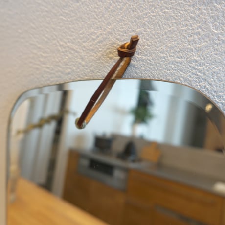 Wall hanging mirror Cloud square　ウォール ハンギング ミラー クラウドスクエア