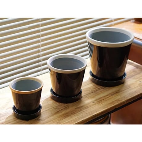 グロッシーポット 4号鉢