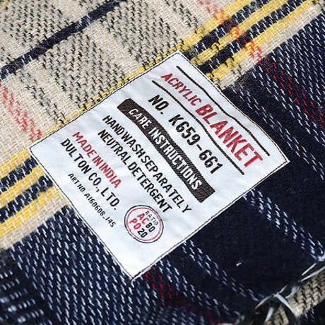 Acrylic blanket　アクリル ブランケット