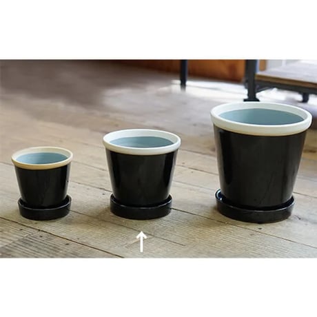 グロッシーポット 4号鉢