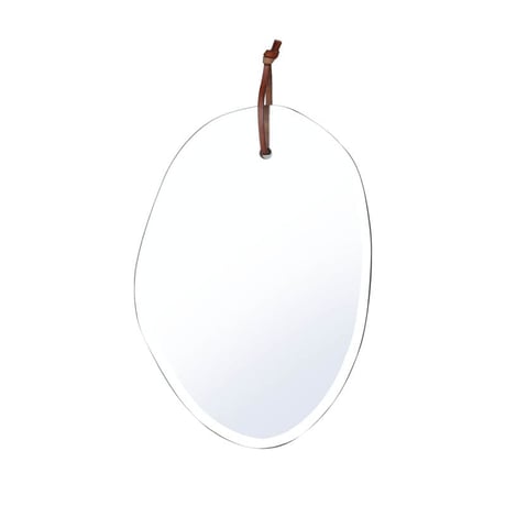 Wall hanging mirror Cloud oblong　ウォール ハンギング ミラー クラウドオブロン