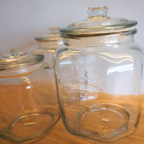 Glass Cookie Jar 7L　ガラス クッキー ジャー 7L