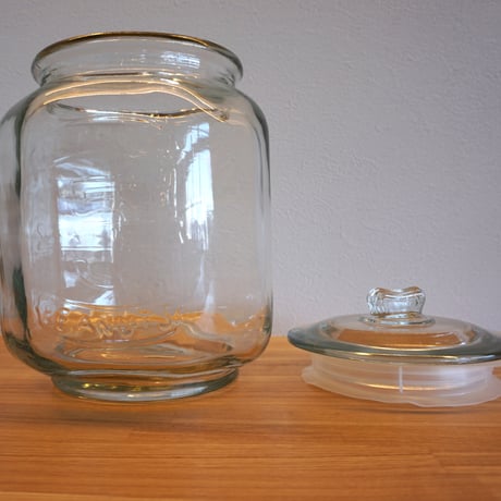 Glass Cookie Jar 7L　ガラス クッキー ジャー 7L