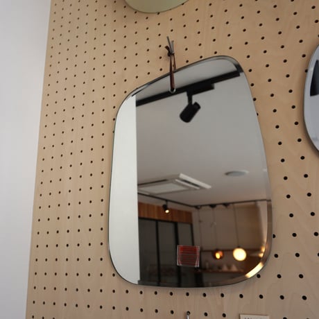 Wall hanging mirror Cloud square　ウォール ハンギング ミラー クラウドスクエア