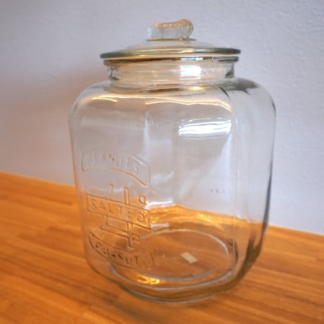Glass Cookie Jar 5L　ガラス クッキー ジャー 5L