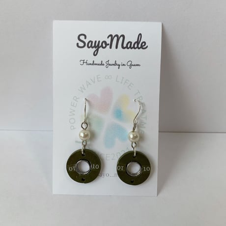 スポーツアクセサリー　リフティング　プレート１０㎏　ピアス（フック）