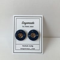 スポーツアクセサリー　リフティング　プレート２０㎏　ピアス（スタッズ）