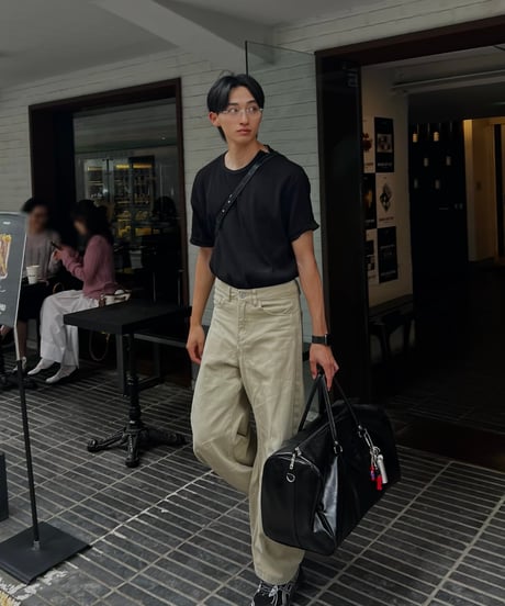 (premium select)Waffle Shoulder Zip-up T