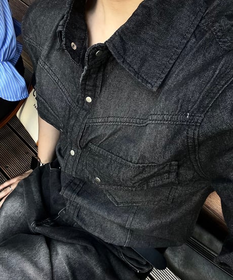 （カラー追加）western denimshirt