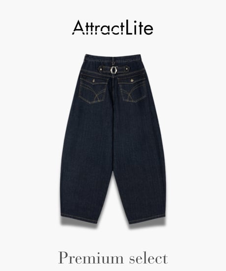（premium select）Broad striped denim pants