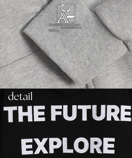 Patch Cropped Hoodie