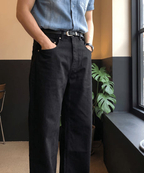 Drape wide pants