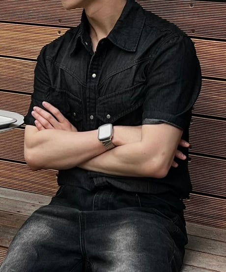 （カラー追加）western denimshirt