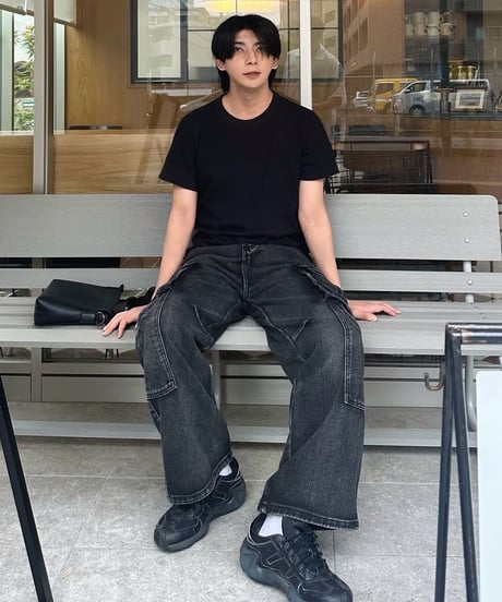(premium select)in&Out Cargo Denim