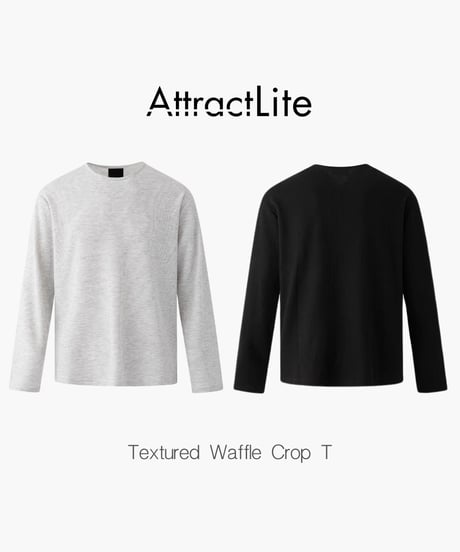 Textured Waffle Crop T