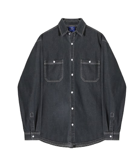 Stitch denim shirt