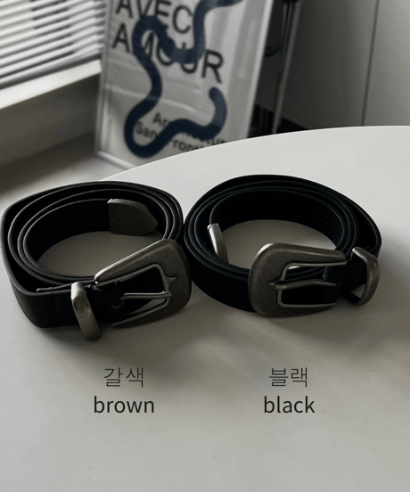 Western buckle belt