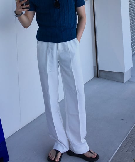 semi wide banding slacks