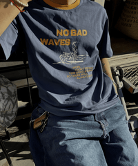 NO BAD WAVES print tee