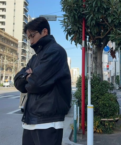 Mouton leather jacket