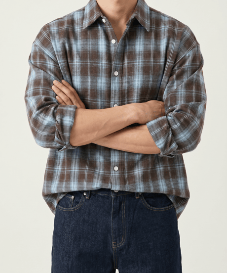 Flannel check shirt