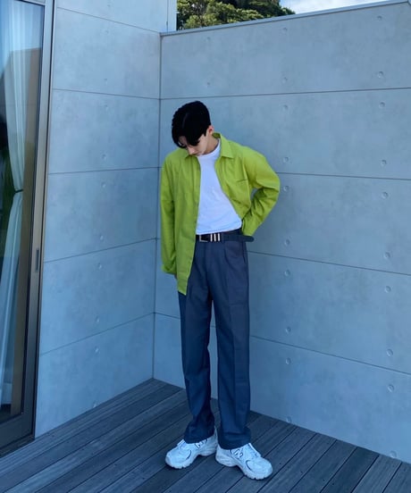 (+5cm)straight wide slacks