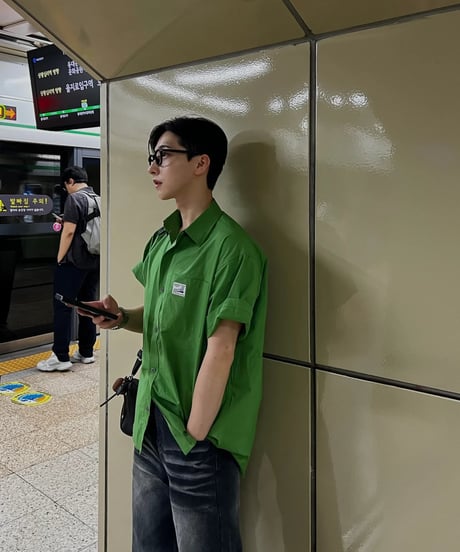 (premium select)patch cotton shirts