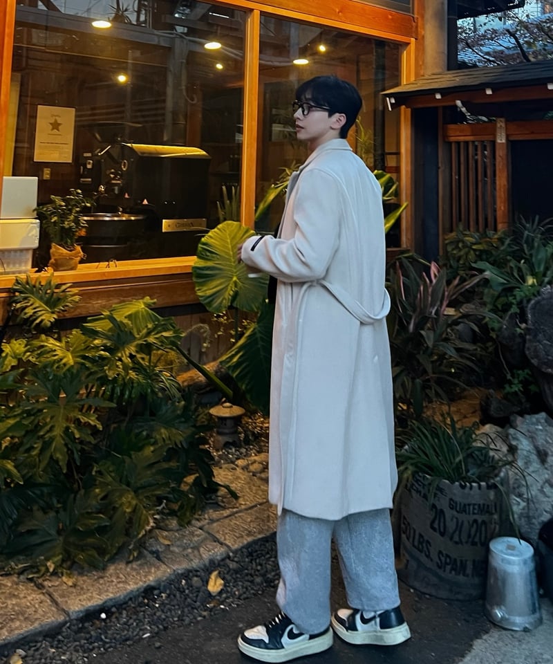 Hand Made W rebec coat | 韓国現地メンズカジュアルAttract Lite