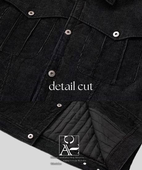 Westen demim padding jacket