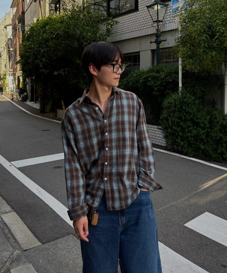 Flannel check shirt