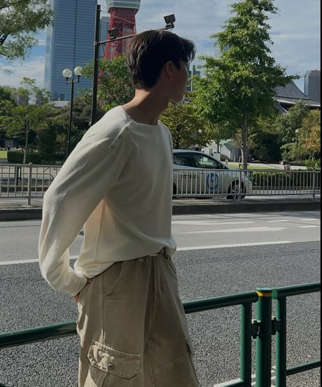 shoulder golge round knit