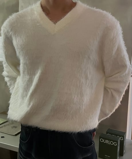 mohair angora v knit