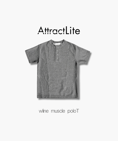 Henley neck stretch T
