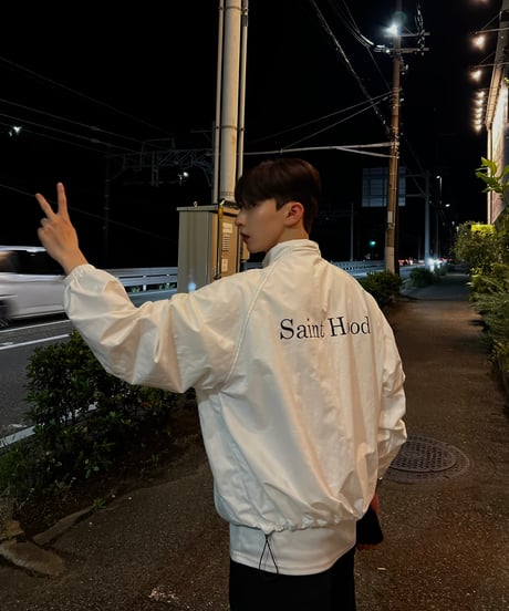 Saint logo nylon jacket