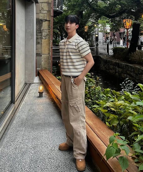poa border harf knit