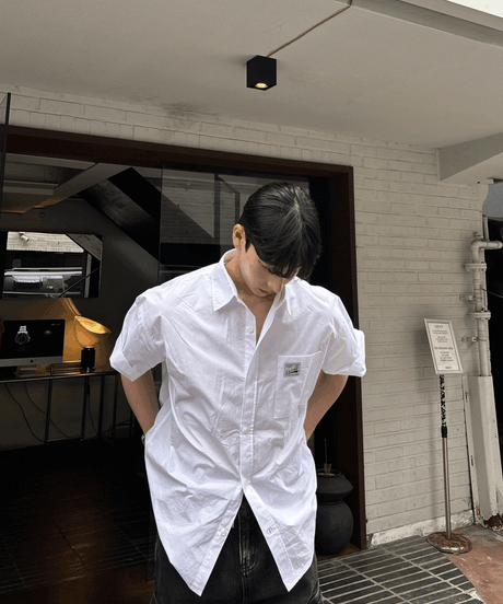 (premium select)patch cotton shirts