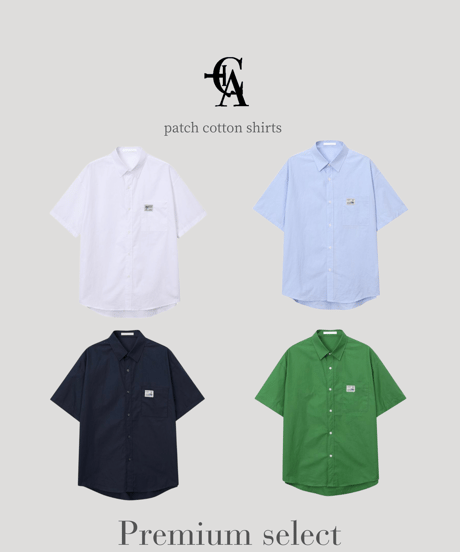 (premium select)patch cotton shirts