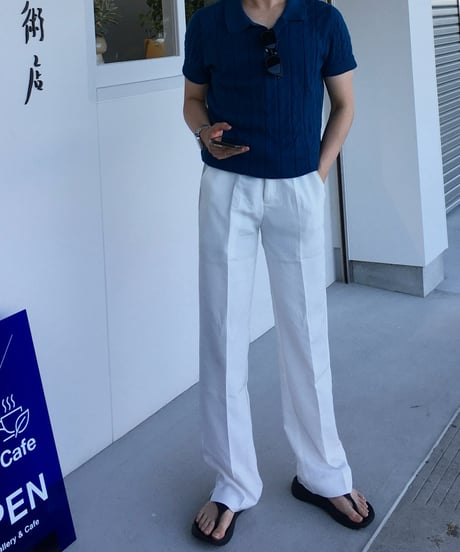 semi wide banding slacks