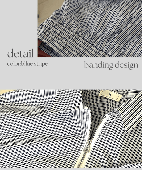 Stripe shirt jakets
