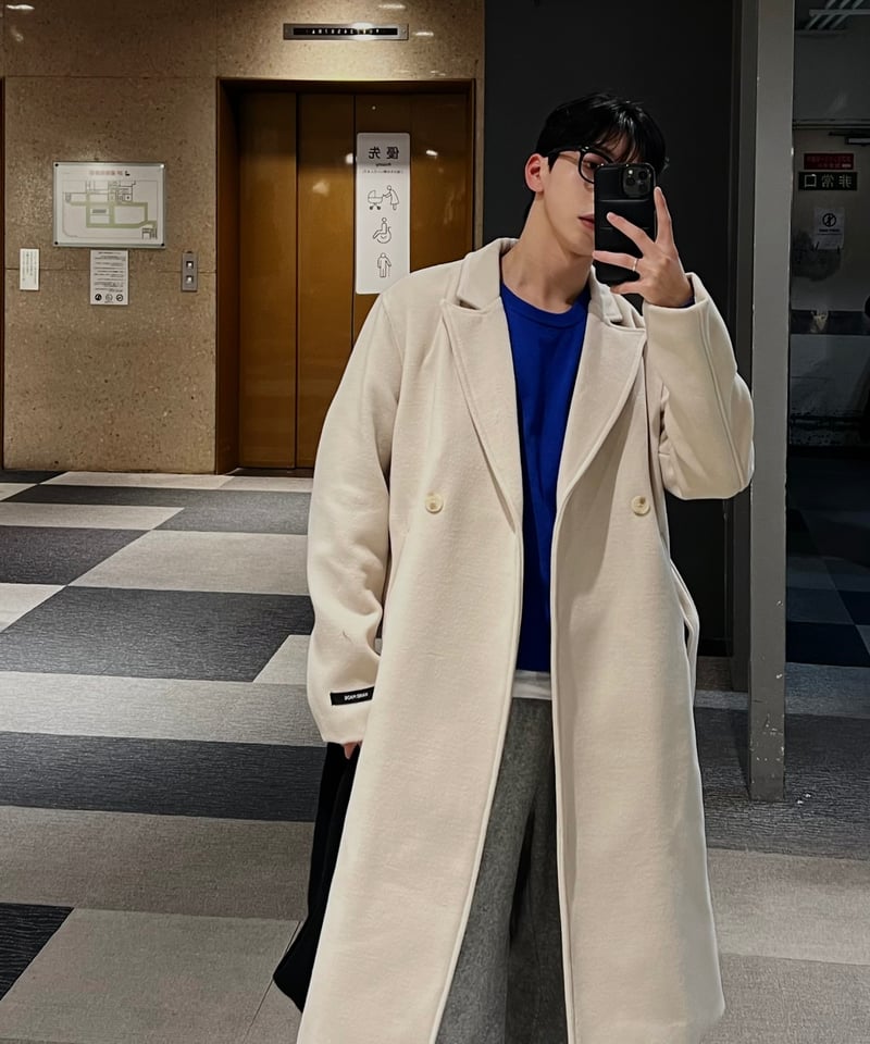 Hand Made W rebec coat | 韓国現地メンズカジュアルAttract Lite