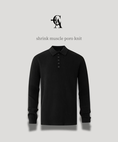 shrink muscle poro knit