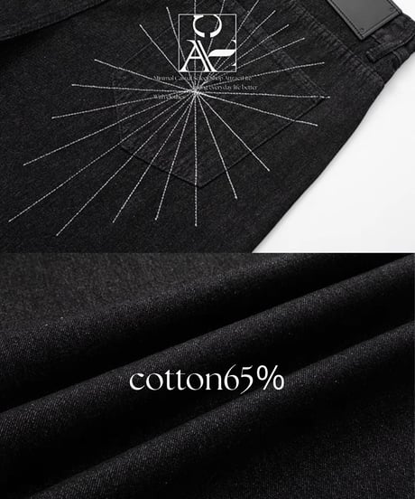 Hand embroidery denim