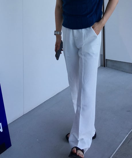semi wide banding slacks