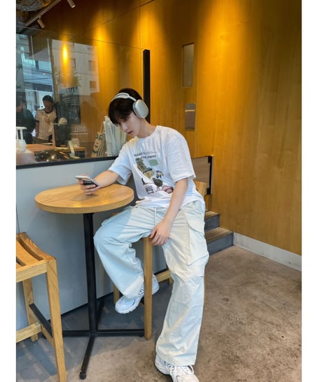 wid nylon cago pants