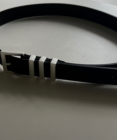 （real leather）trios buckle belt