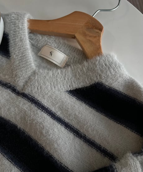 mohair line knit