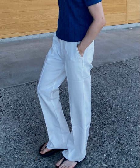 semi wide banding slacks
