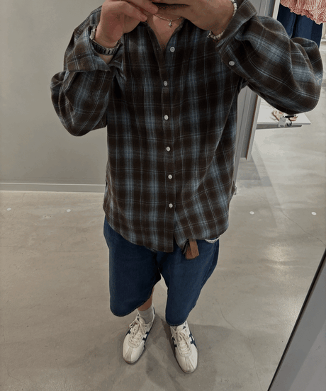 Flannel check shirt