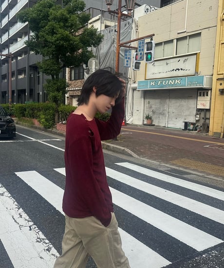 shoulder golge round knit